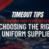 Timeout Tips: How to Avoid Rookie Committee Uniform Supplier Choice Errors