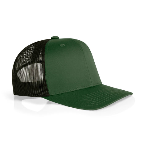 Mesh Contrast Trucker Cap — FOREST_BLACK (right)