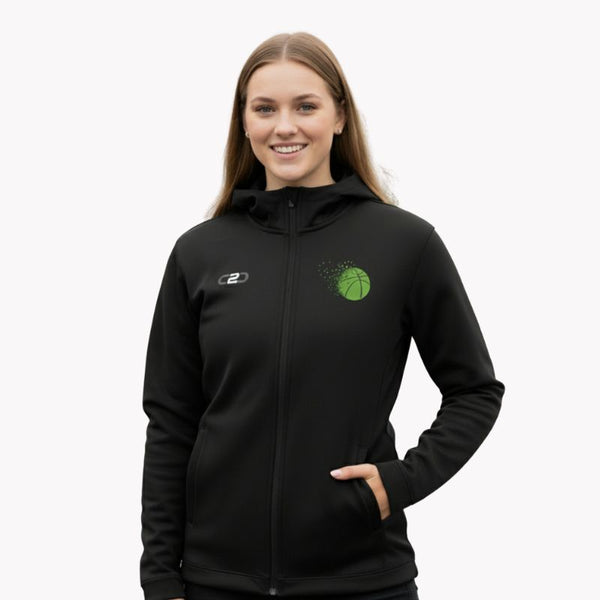 Glide SlimFit HP Tech Zip Hoodie Black