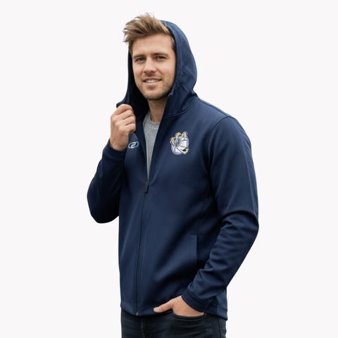 Glide SlimFit HP Tech Zip Hoodie Navy