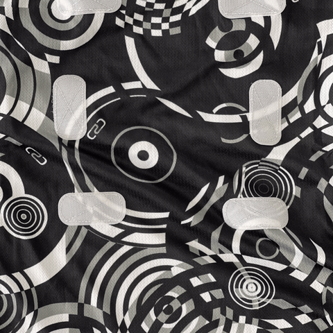 Halo Netball Dress Black/White