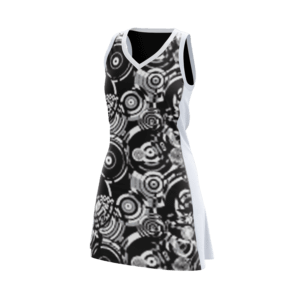 Halo Netball Dress Black/White