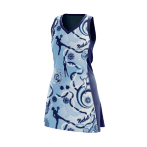 Zest Netball Dress Sky/Navy
